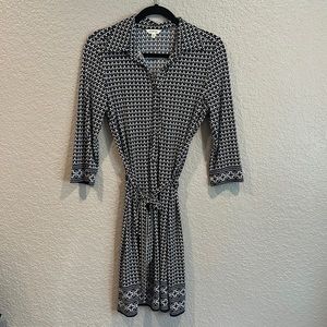 Max Studio navy print dress